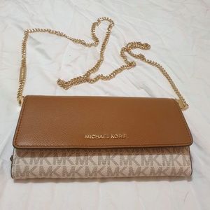 Michael Kors Chain Clutch Wallet